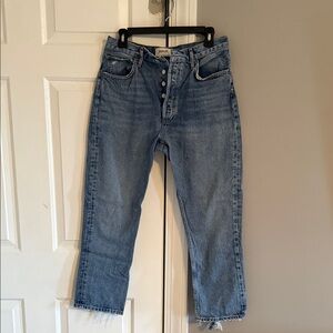 AGOLDE Riley Blue Denim Jeans